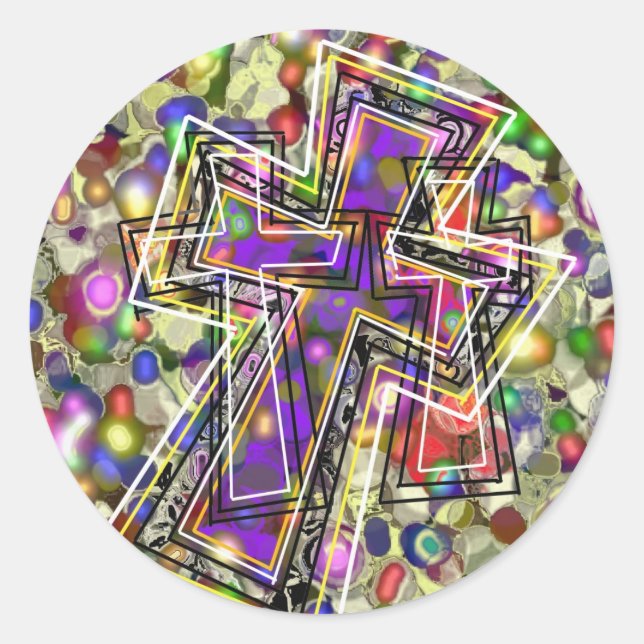 Inspiration ! runder aufkleber (Vorderseite)