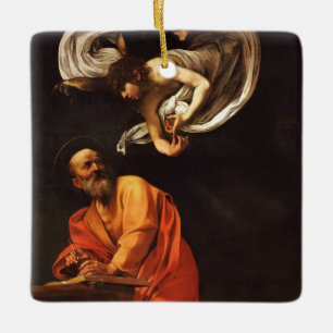 Inspiration Saint Matthew Caravaggio Malerei Kunst Keramikornament