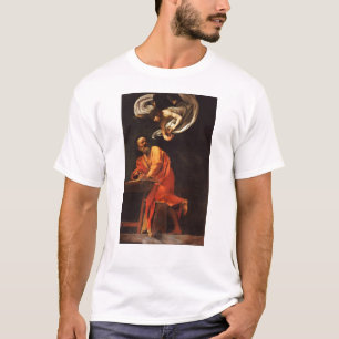 Inspiration Saint Matthew Caravaggio Malkunst T-Shirt