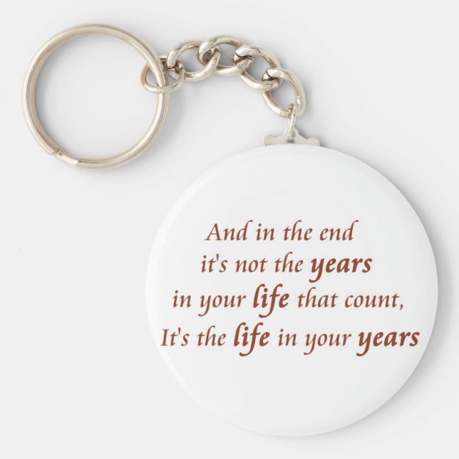 Inspiration-Schlüsselanhänger Schlüsselanhänger (Vorne)