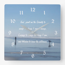 Inspiration Serenity Gebet Beach Walker
