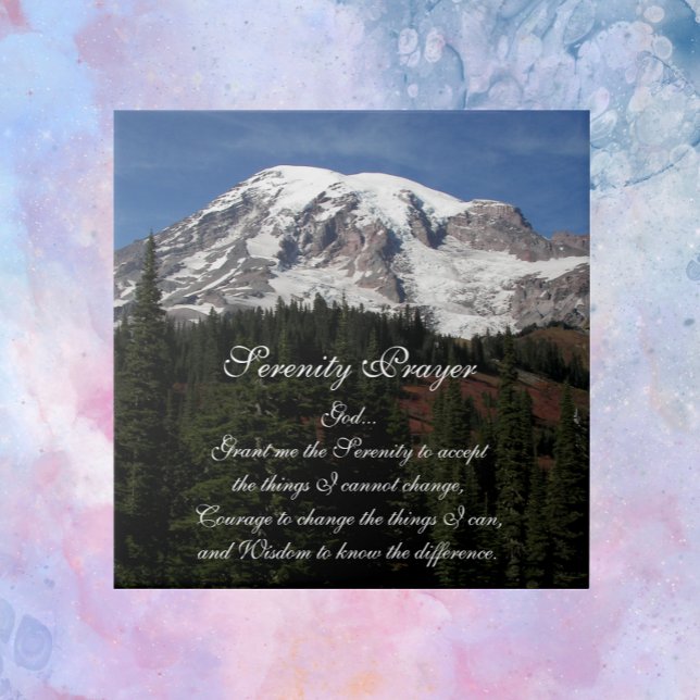 Inspiration Serenity Prayer Rainier Fliese (In Situ)