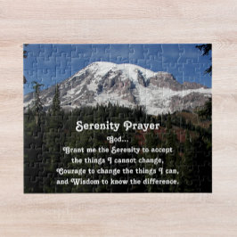 Inspiration Serenity Prayer Rainier Puzzle