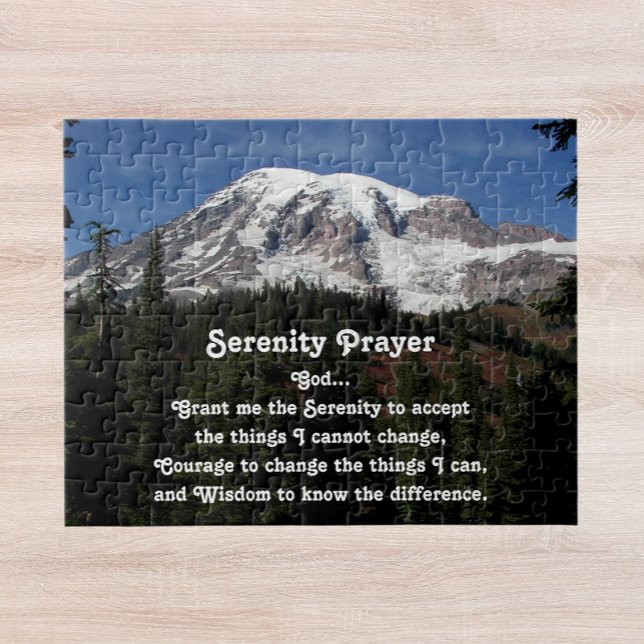 Inspiration Serenity Prayer Rainier Puzzle (In Situ)