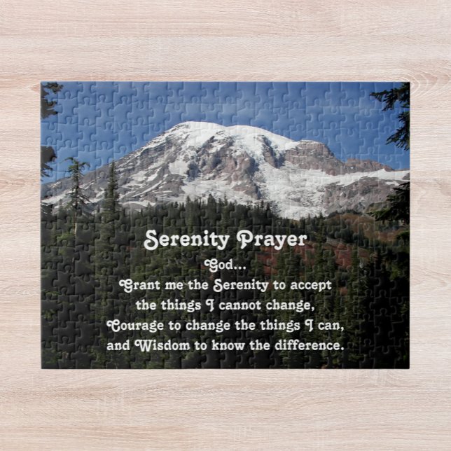 Inspiration Serenity Prayer Rainier Puzzle (In Situ)