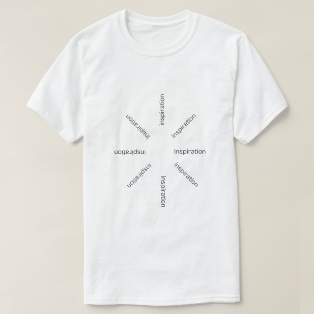 Inspiration-Shirt T-Shirt (Design vorne)