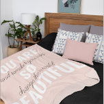 Inspiration Sie sind so schöne positive Zitat Fleecedecke<br><div class="desc">Inspiration Sie sind so schöne positive Zitat</div>