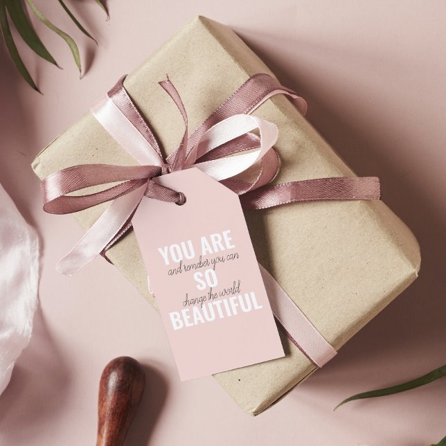 Inspiration Sie sind so schöne positive Zitat Geschenkanhänger (Von Creator hochgeladen)