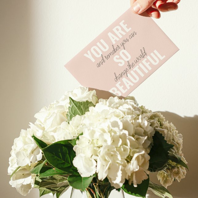 Inspiration Sie sind so schöne positive Zitat Magnetkarte (Von Creator hochgeladen)