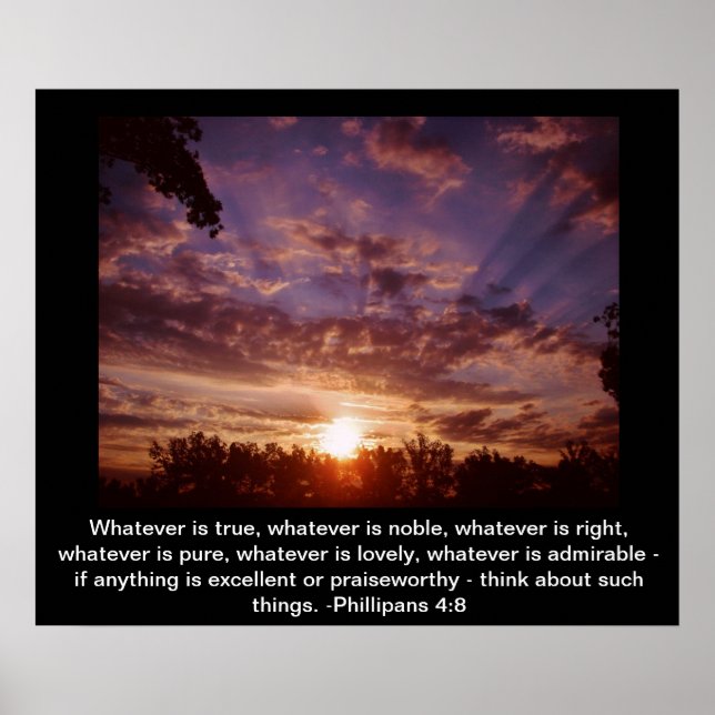 Inspiration-Sonnenaufgang-Poster Poster (Vorne)