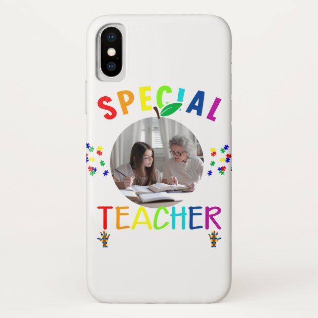 Inspiration-Special-Teacher-Foto Case-Mate iPhone Hülle (Rückseite)
