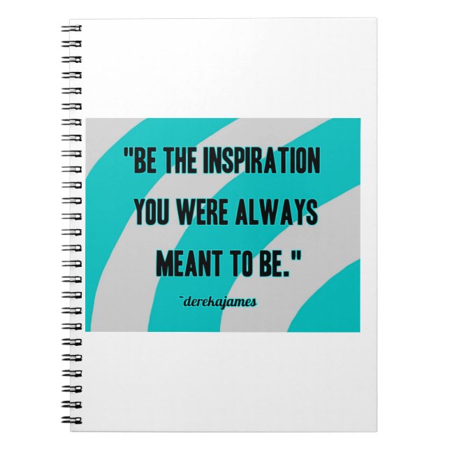 Inspiration Spiral Foto Notebook Notizblock (Vorderseite)