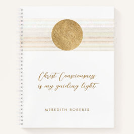 Inspiration Sprichwort Golden Sun Personalisiert Notizbuch