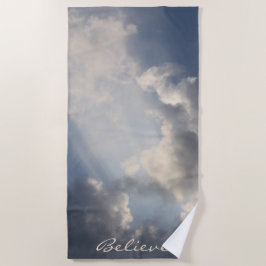 Inspiration Sunbeams Blue Sky Strandtuch