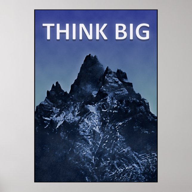 Inspiration Think Big Concept Poster (Vorne)
