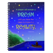 Inspiration-Traum-Zitat-Notebook (80 Seiten)