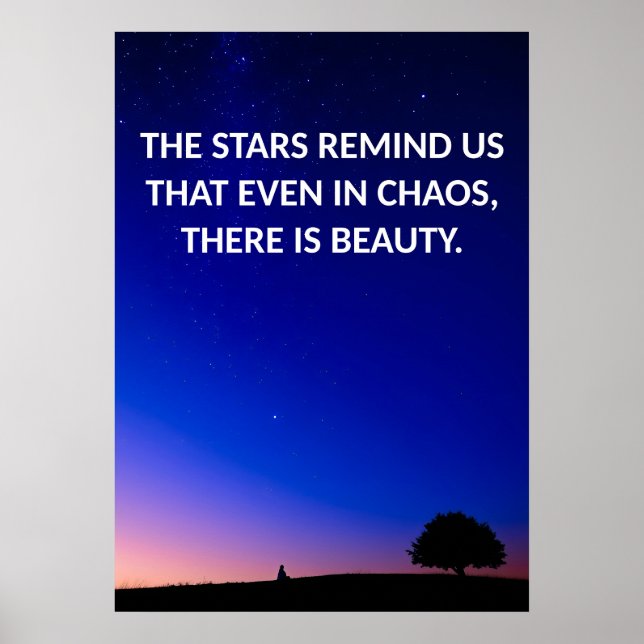 Inspiration Typografie Wall Art Poster (Vorne)