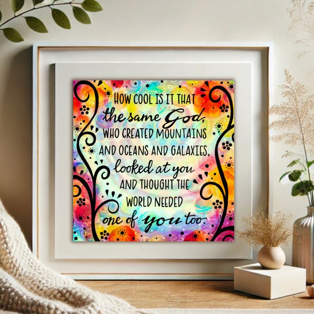 Inspiration und einzigartiger Gott brauchte einen  Poster (Von Creator hochgeladen)