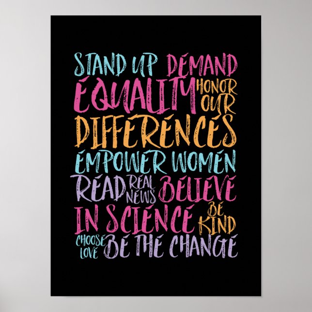 Inspiration und Motivierend Veränderung Poster (Vorne)