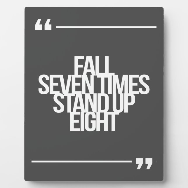 Inspiration und motivierend Zitat Fotoplatte (Vorderseite)