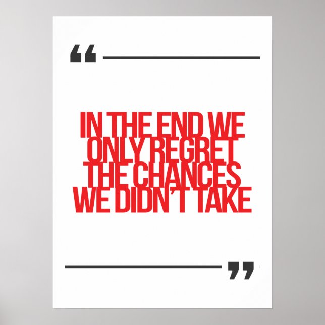 Inspiration und motivierend Zitat Poster (Vorne)