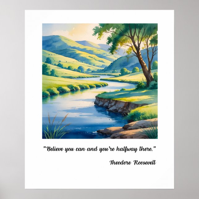 Inspiration und Ruhe Poster (Vorne)