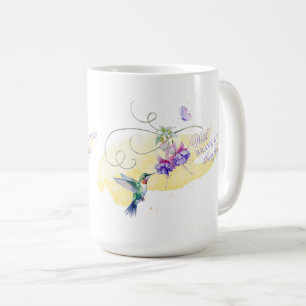 Inspiration und Schmetterling Kaffeetasse