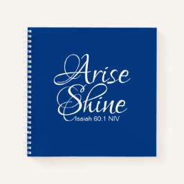Inspiration und Shine Faith New Year Notizbuch