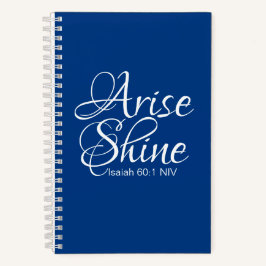 Inspiration und Shine Faith New Year Notizbuch