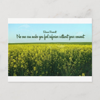 Inspiration von Eleanor Roosevelt Postkarte