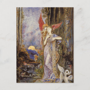 Inspiration von Gustave Moreau Postkarte