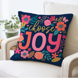 Inspiration Wählen Sie Joy Floral Pillow, Motivati Kissen