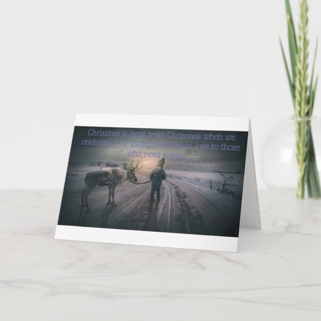 Inspiration Weihnachten Karte (Vorderseite)