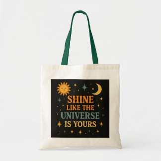Inspiration "Wie das Universum ist dein" T Tragetasche