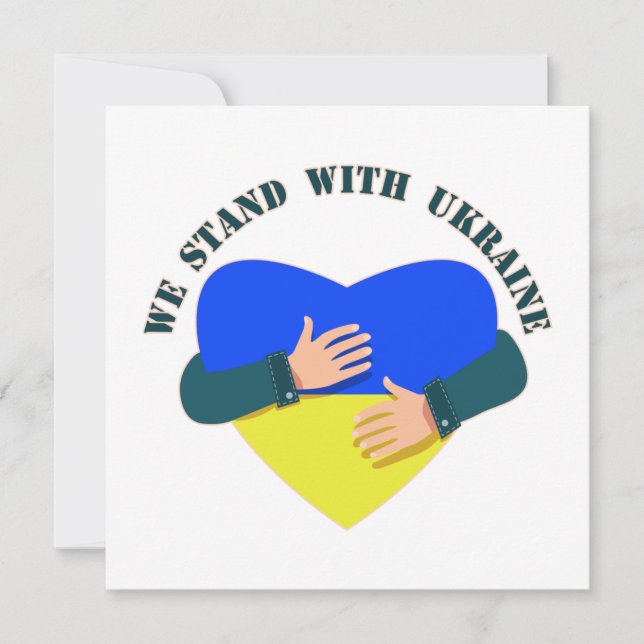 Inspiration: Wir stehen mit der Ukraine (Vorderseite)