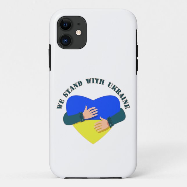 Inspiration: Wir stehen mit der Ukraine Case-Mate iPhone Hülle (Rückseite)