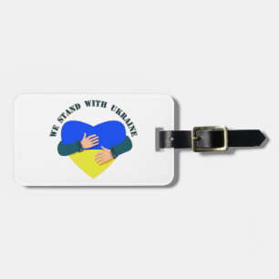 Inspiration: Wir stehen mit der Ukraine Gepäckanhänger