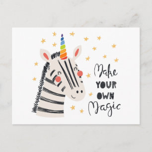 Inspiration Zebri-corn Postkarte