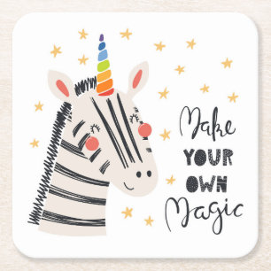 Inspiration Zebri-Mais Rechteckiger Pappuntersetzer