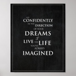 Inspiration Zitat 8 "x10" Kunstdrucke Poster