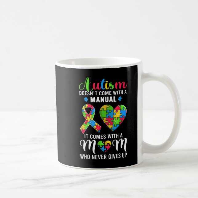 Inspiration Zitat Autismus Mama Shirt Autismus Awa Kaffeetasse (Rechts)