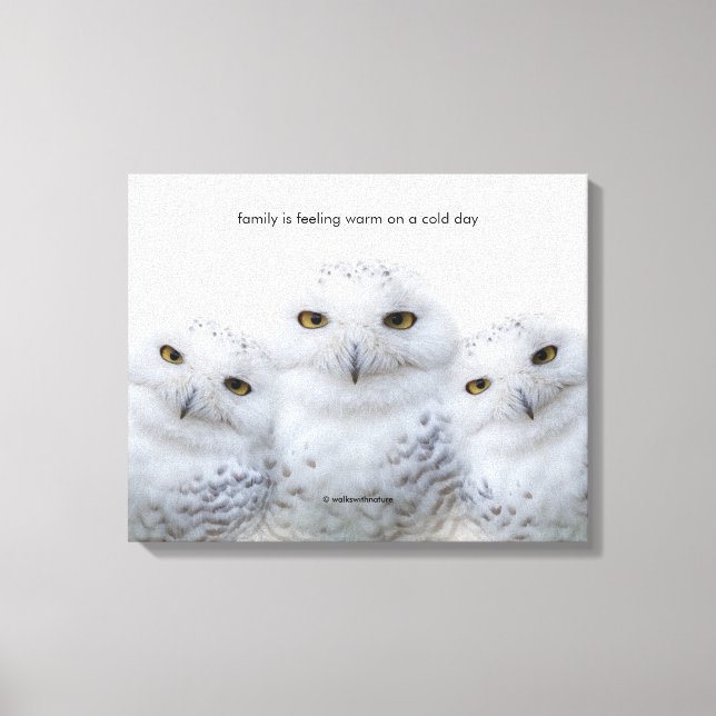 Inspiration Zitat Dreamy Weisheit der Schneehügel Leinwanddruck (Vorderseite)