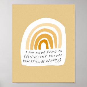 Inspiration Zitat Gelb Schlafzimmer Ästhetik Poster