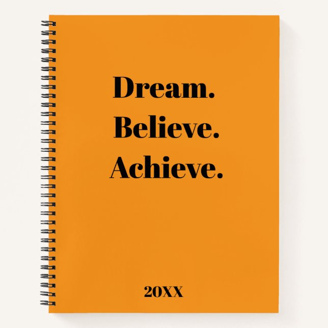 Inspiration Zitat-Journal und Planerdesign Notizbuch (Vorderseite)
