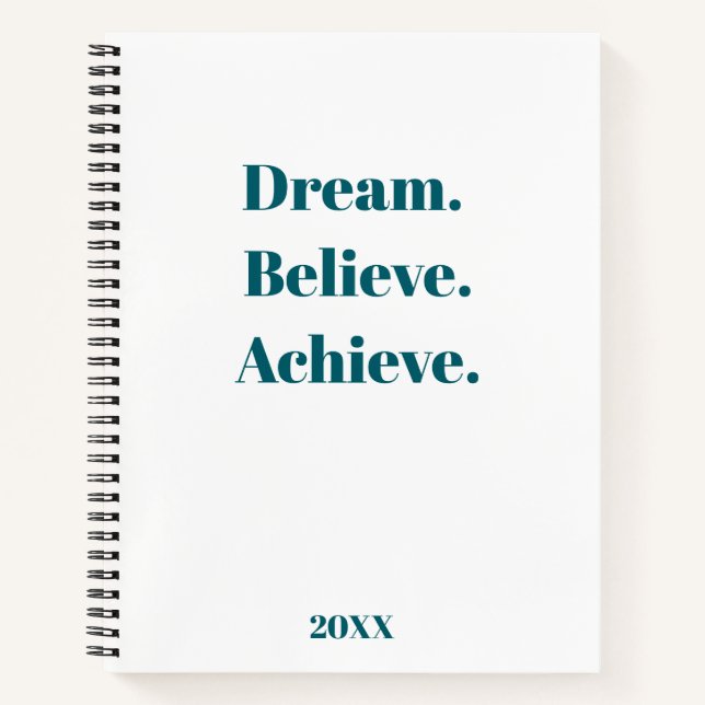 Inspiration Zitat-Journal und Planerdesign Notizbuch (Vorderseite)