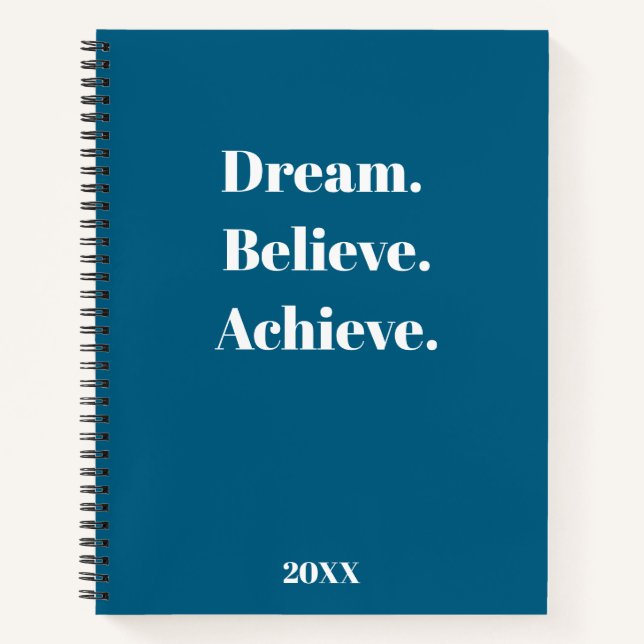 Inspiration Zitat-Journal und Planerdesign Notizbuch (Vorderseite)