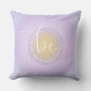 Inspiration Zitat Lavender suchen Grafik Kissen