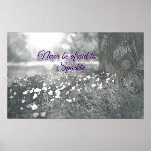 Inspiration Zitat nie abscheulich zu sparen Poster