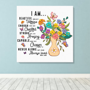 Inspiration/Zitat/Redewendungen/Libelle Leinwanddruck