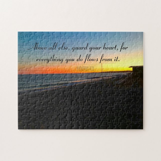 Inspiration Zitate Bible Verse Christlich Jigsaw Puzzle (Horizontal)